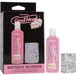 Doc Johnson GoodHead Birthday Cake Blowjob Set Includes Stroker & Slick Head Glide - 1 oz Bottle Birthday Cake