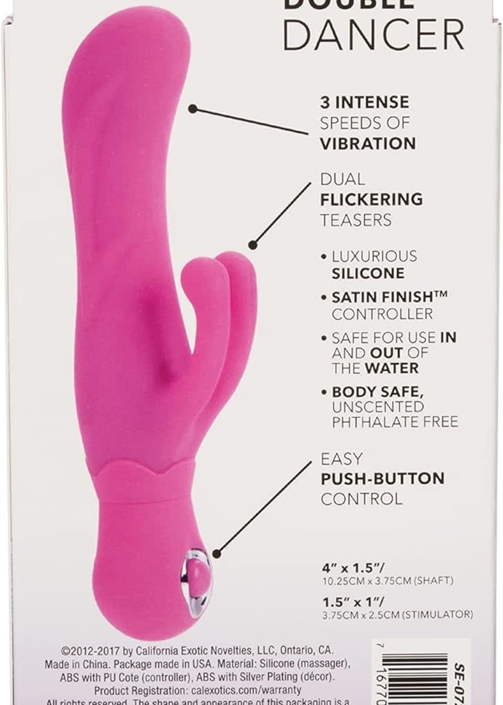 Calexotics Double Dancer Silicone Rabbit Vibrator