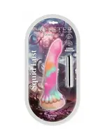 HOTT PRODUCTS Monster Romance Squid Lust Rechargeable Silicone Dong - Multicolor
