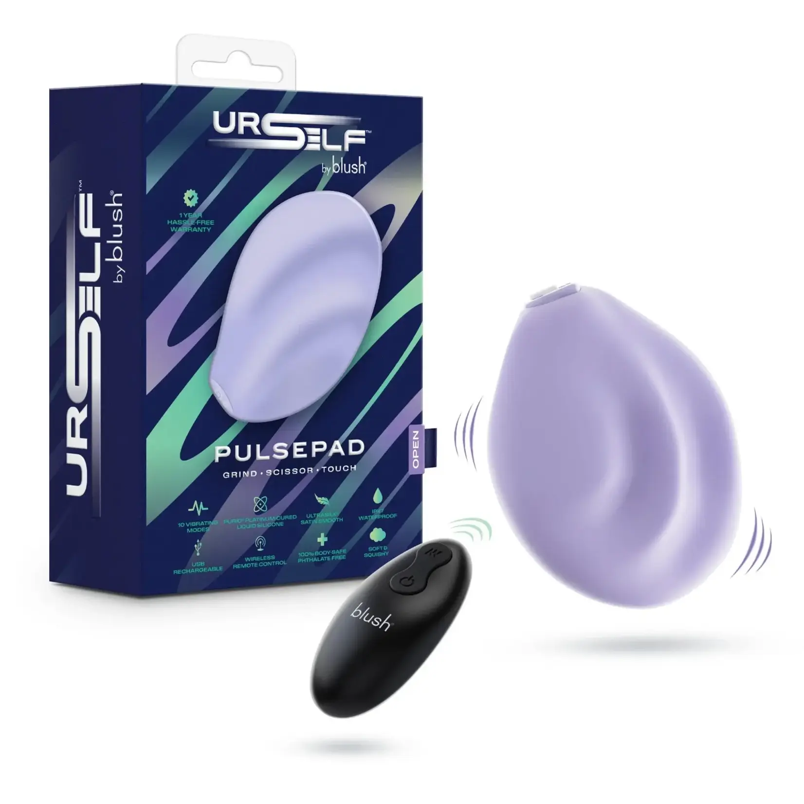 Blush Novelties Urself Pulsepad Lavender