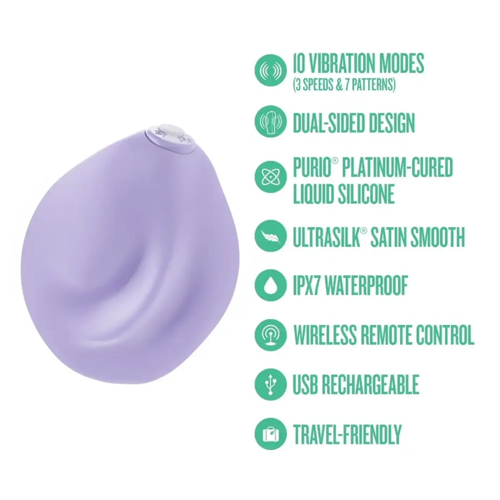 Blush Novelties Urself Pulsepad Lavender