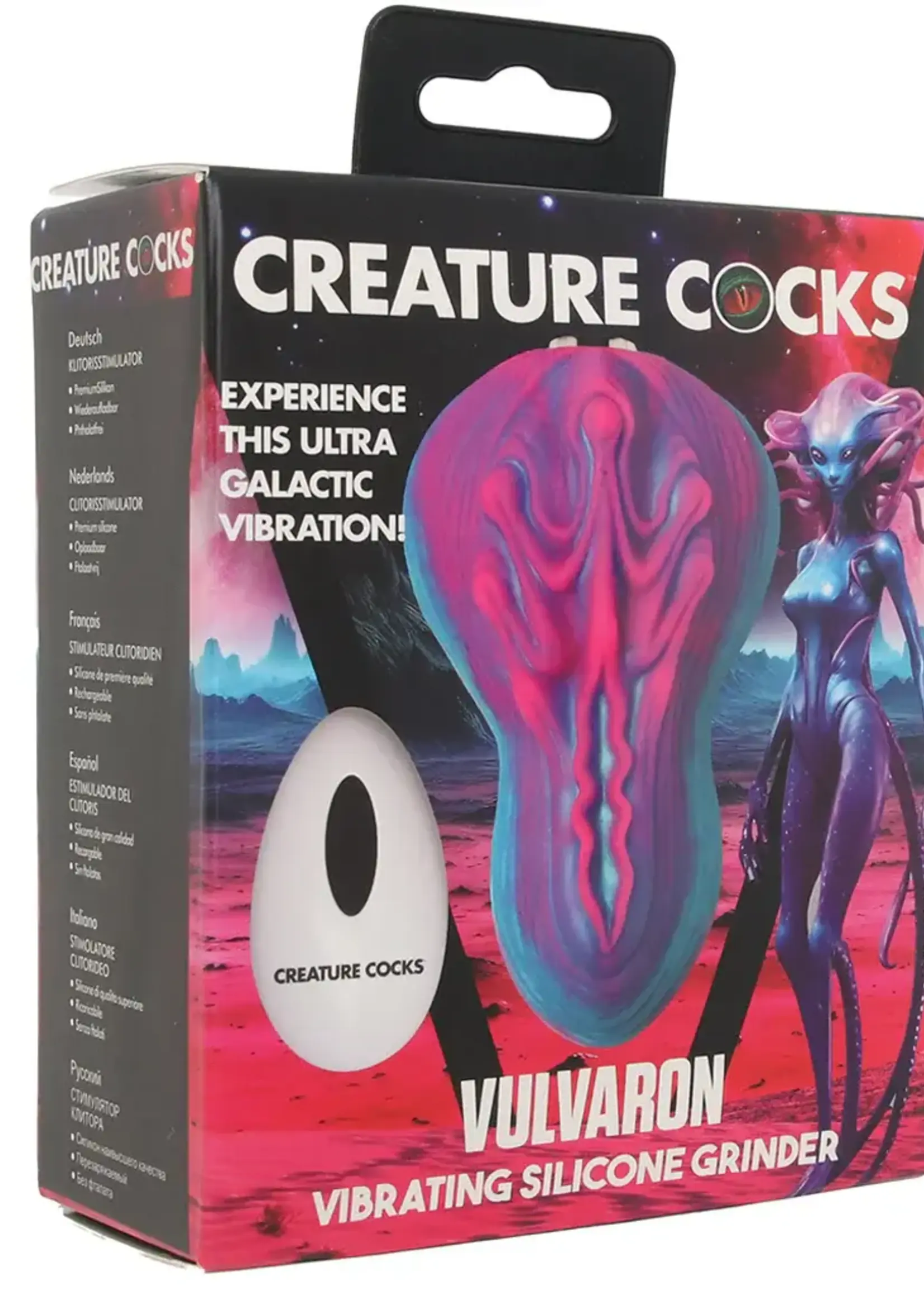 XR Brands Creature Cocks Vulvaron Vibrating Silicone Grinder