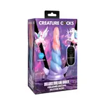 XR Brands Creature Cocks Deluxe Dream Rider Vibrating Unicorn Silicone Dildo