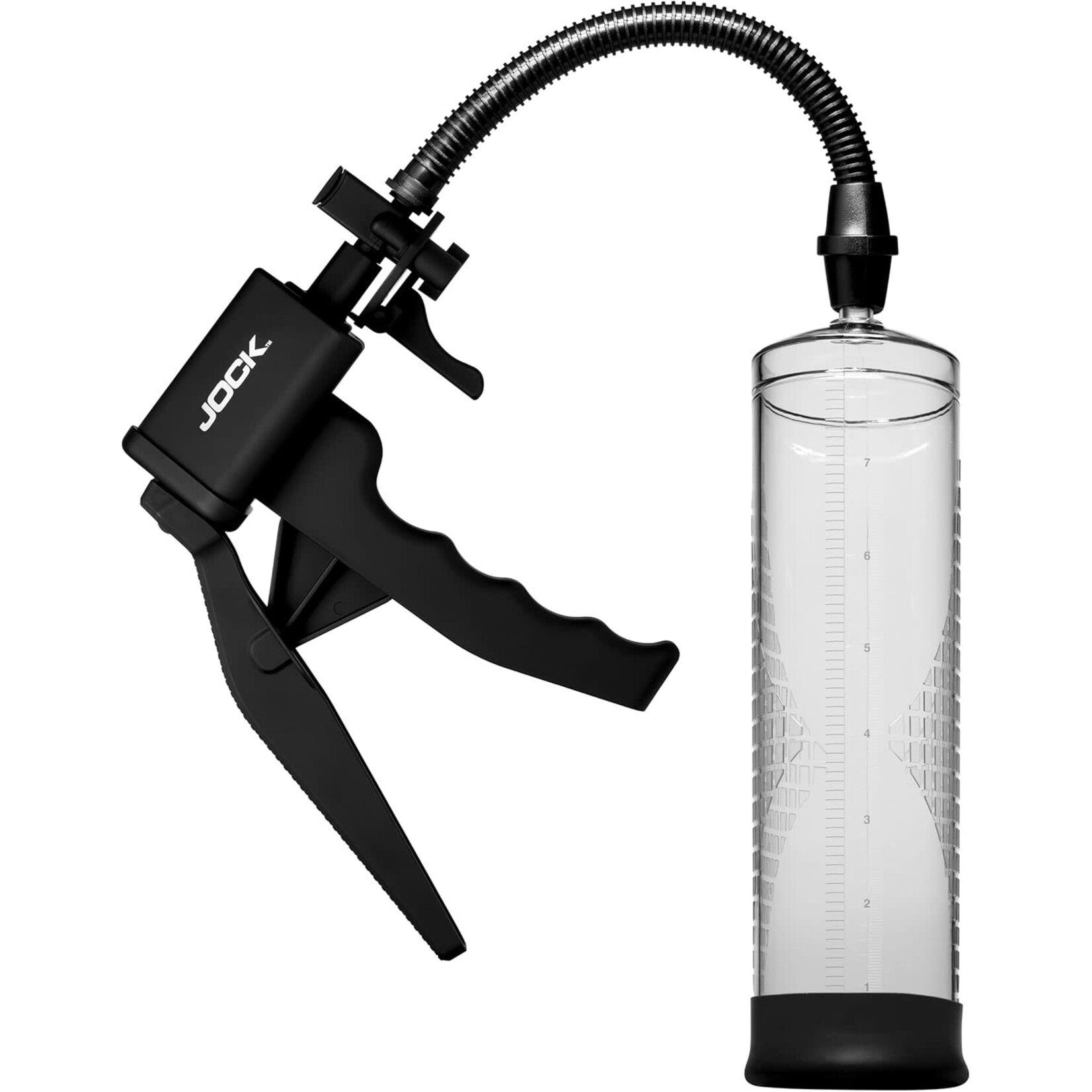 Curve Toys Amp Up Penis Pump With Trigger Handle - Clear