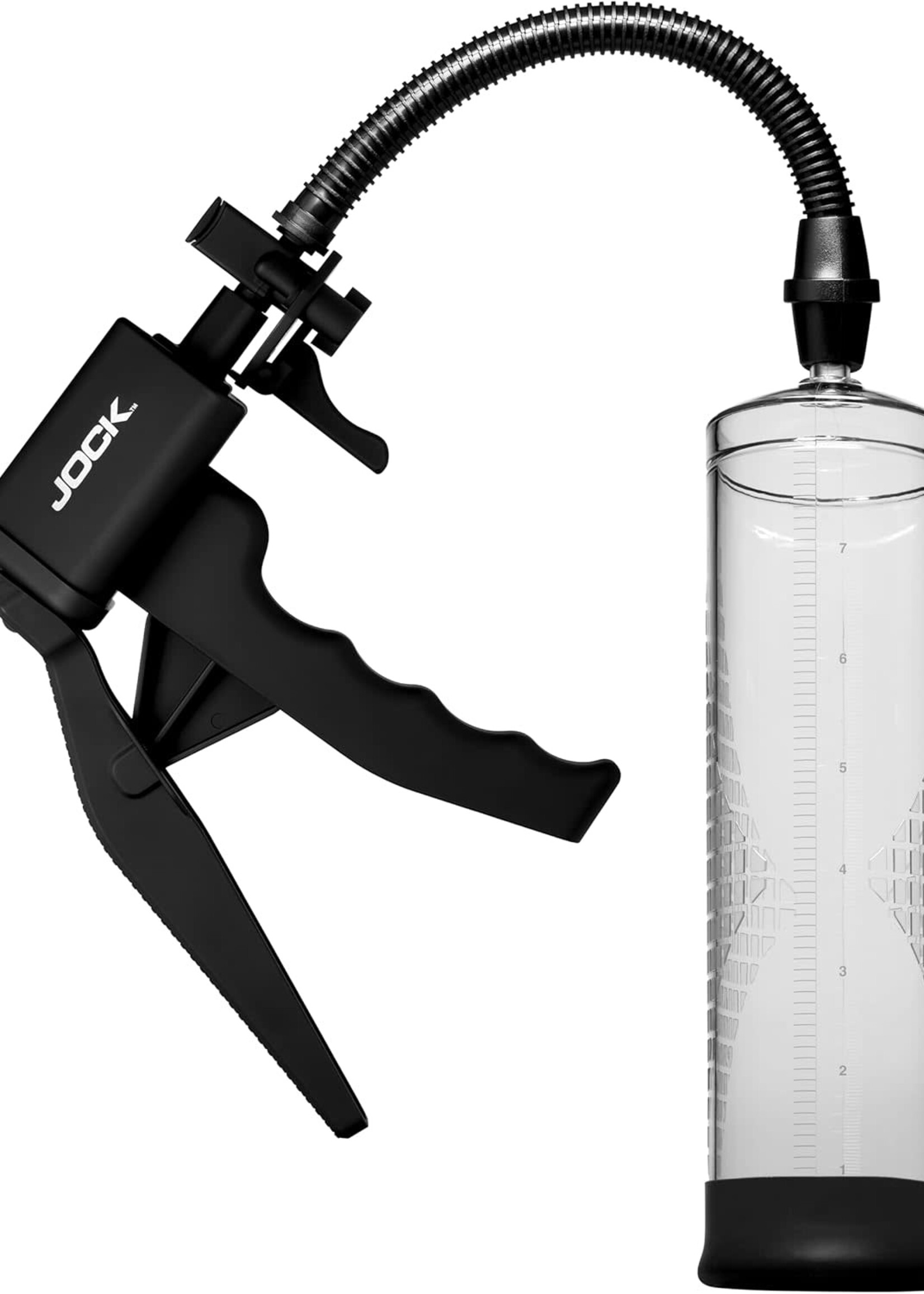 Curve Toys Amp Up Penis Pump With Trigger Handle - Clear