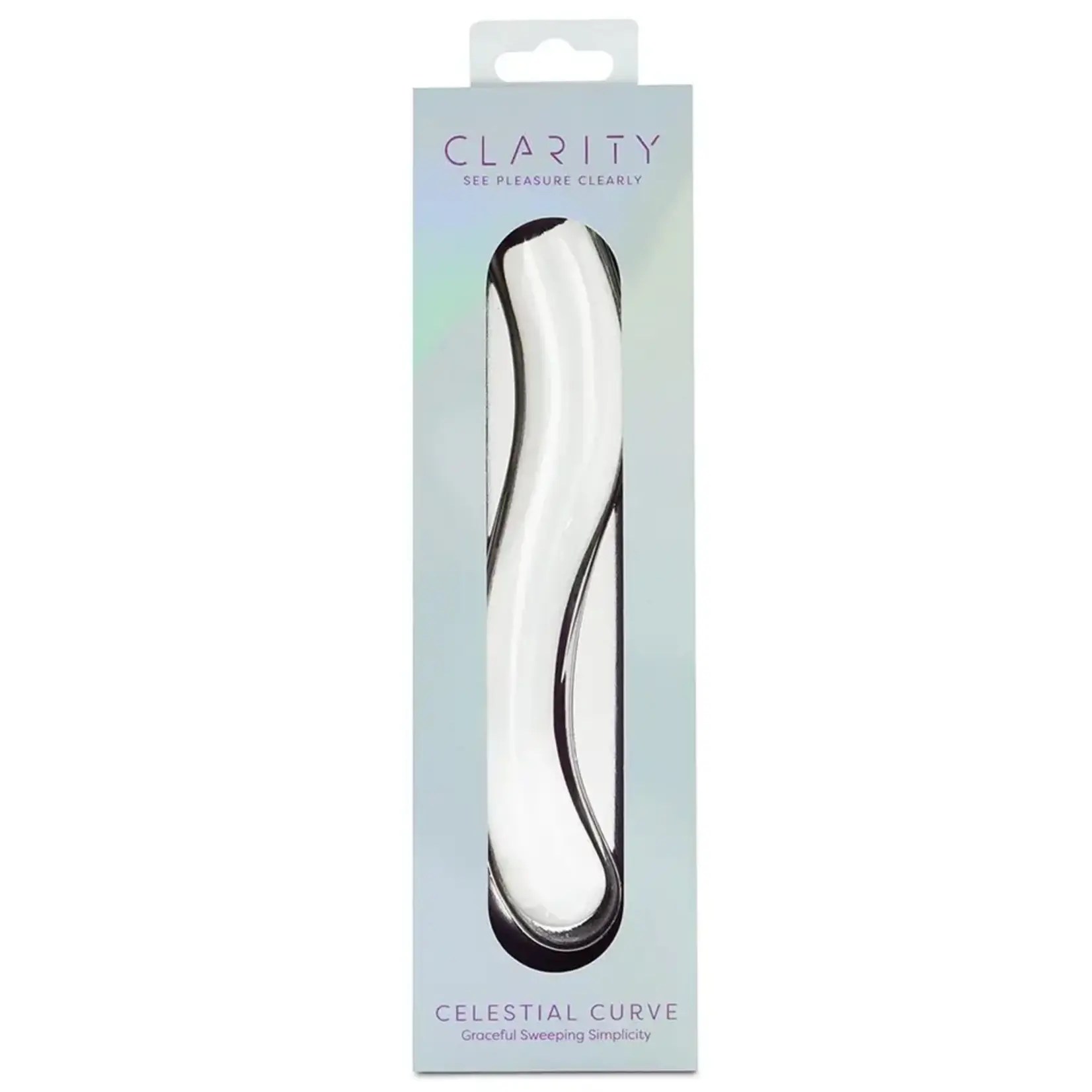 Creative Conceptions Clarity Glass Dildo Celestial Curve