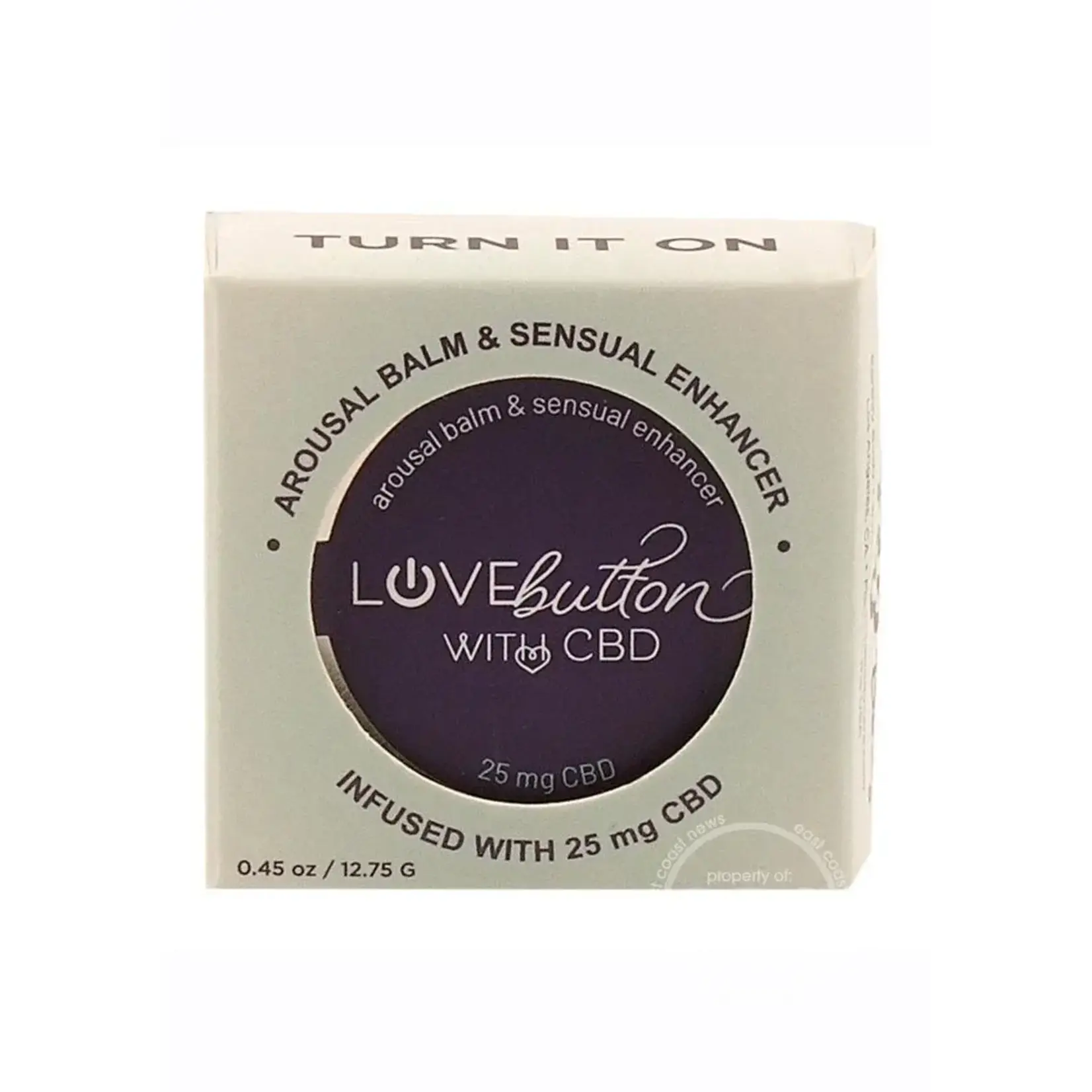 Earthly Body Hemp Seed Love Button With 25mg CBD Arousal Balm .3oz