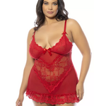 Oh La La Cheri Oh La La Cheri Valentine Babydoll - Red