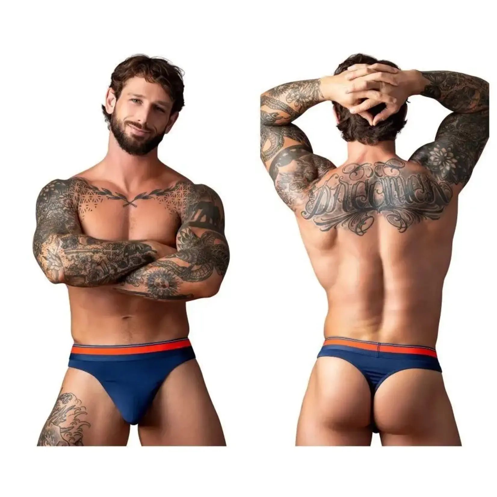Male Power Soo Cumfy Thong Navy