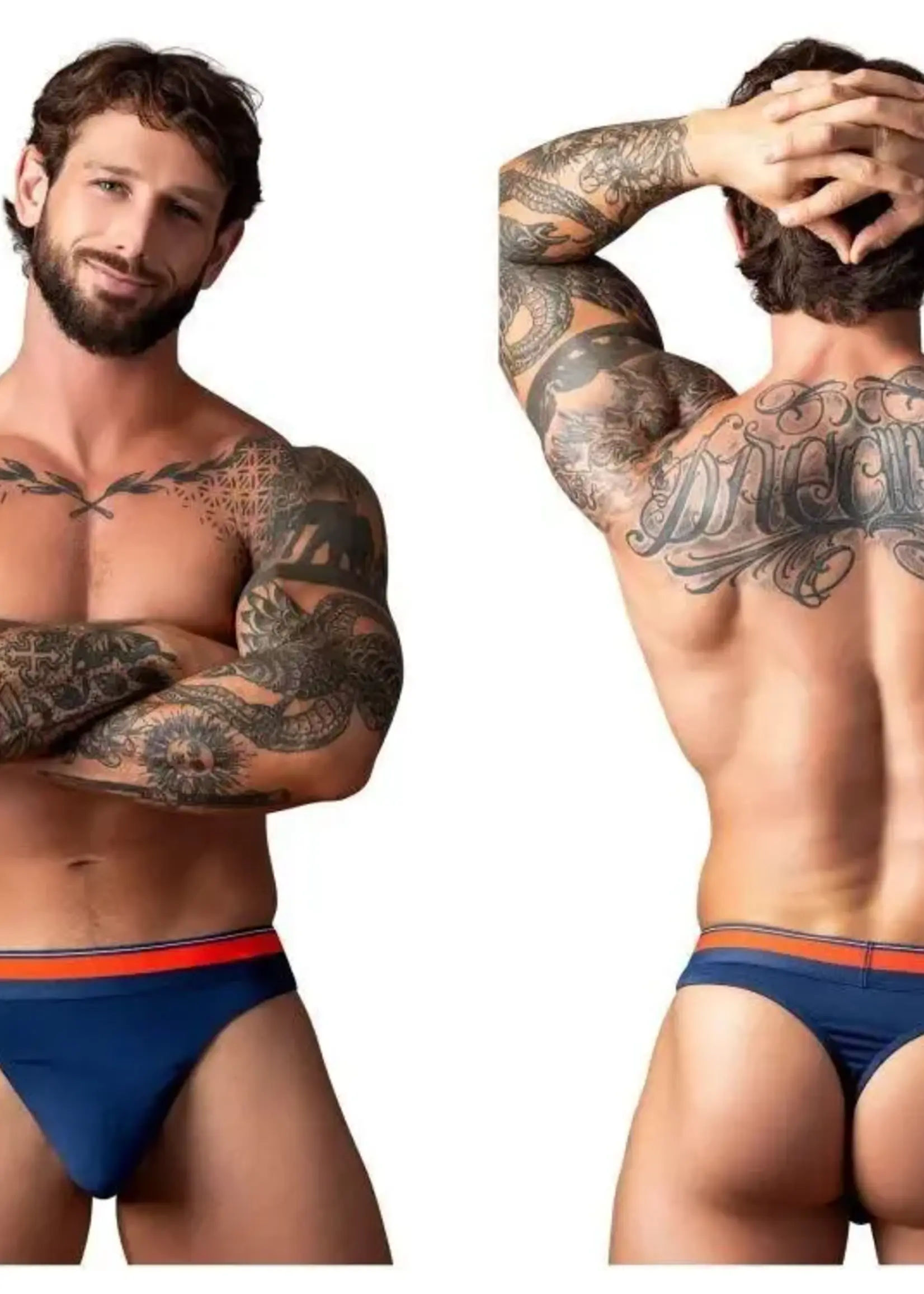 Male Power Soo Cumfy Thong Navy