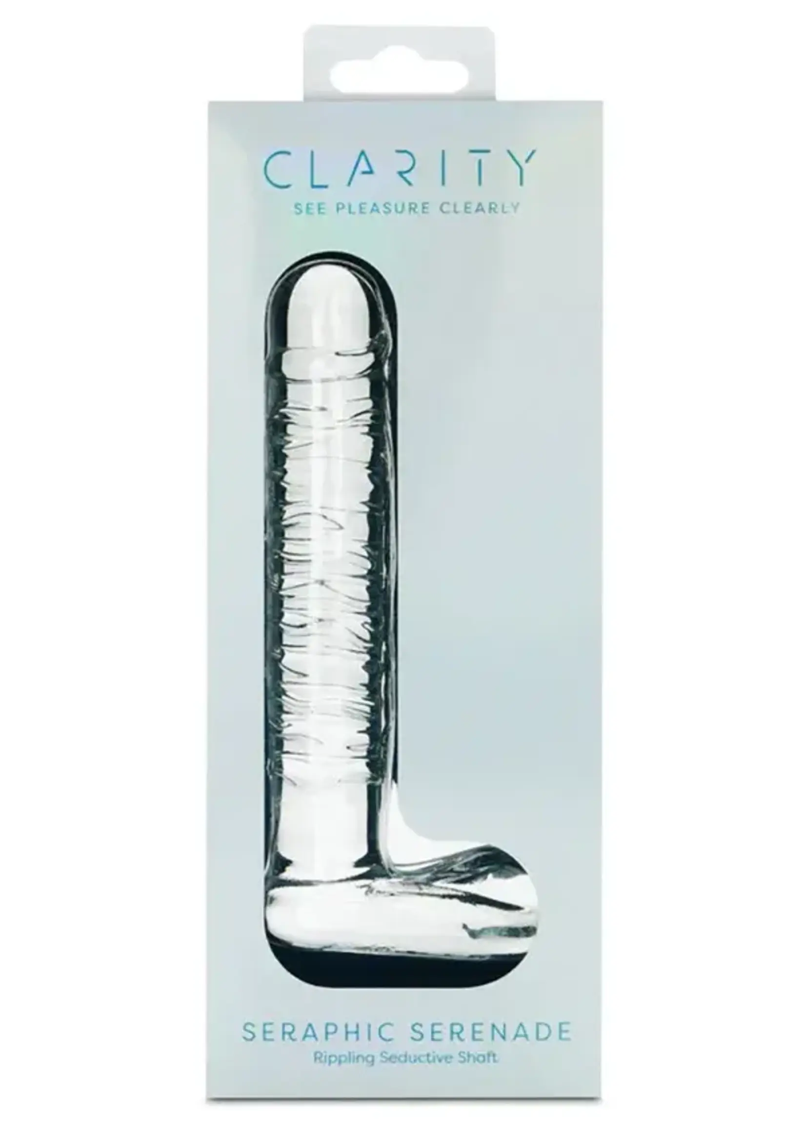 Creative Conceptions Clarity Glass Dildo Seraphic Serenade