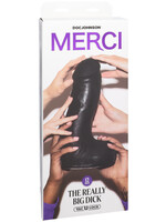 Doc Johnson Merci The Really Big Dick 12" With Xl Removable Vac-U-Lock Suction Cup Ultraskyn Black
