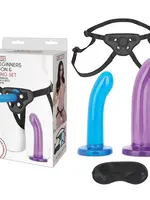 Lux Fetish 3 Pc Beginners Strap-On & Pegging Set