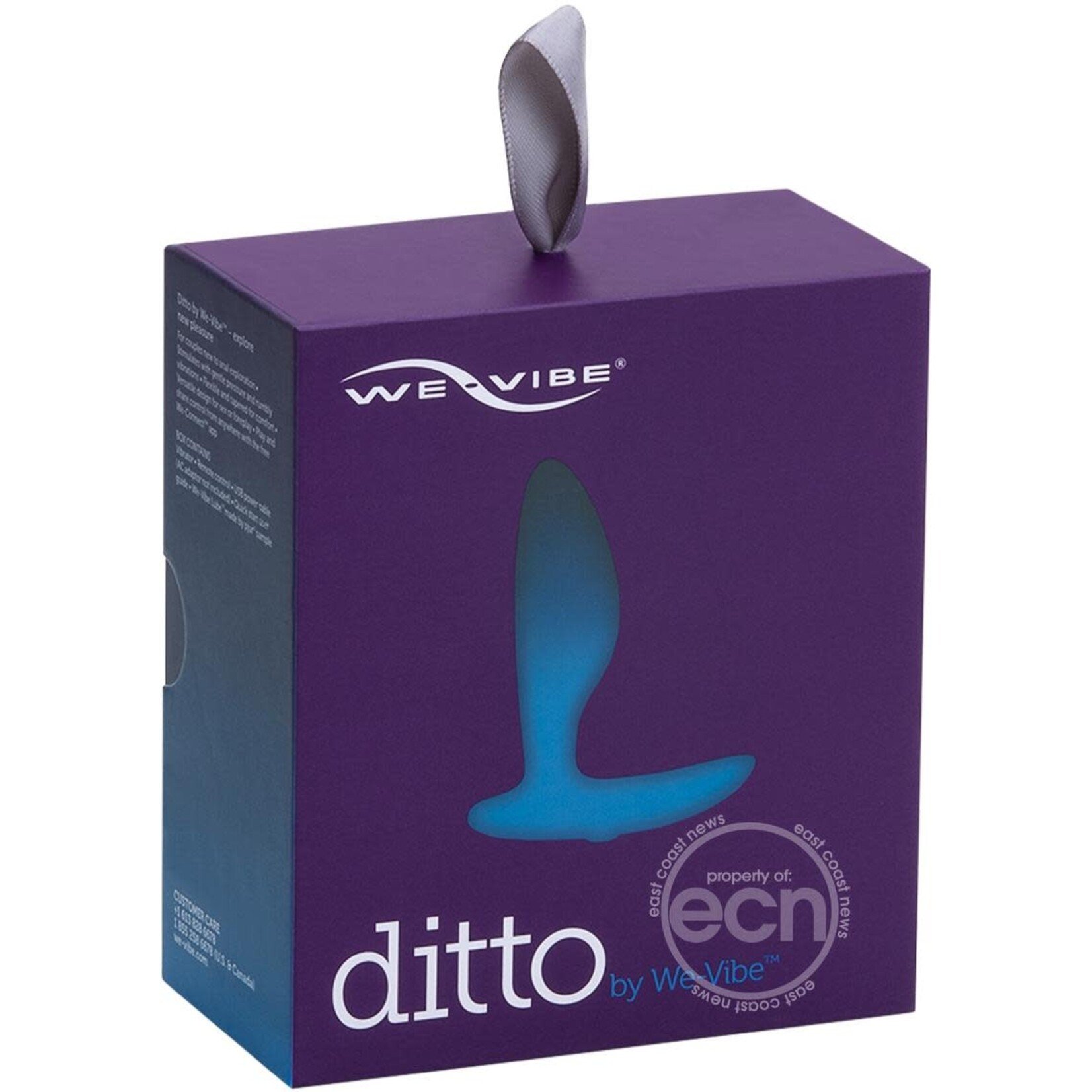 We-Vibe We Vibe Ditto Wireless Remote Control Silicone Anal Plug USB Rechargeable Waterproof Blue