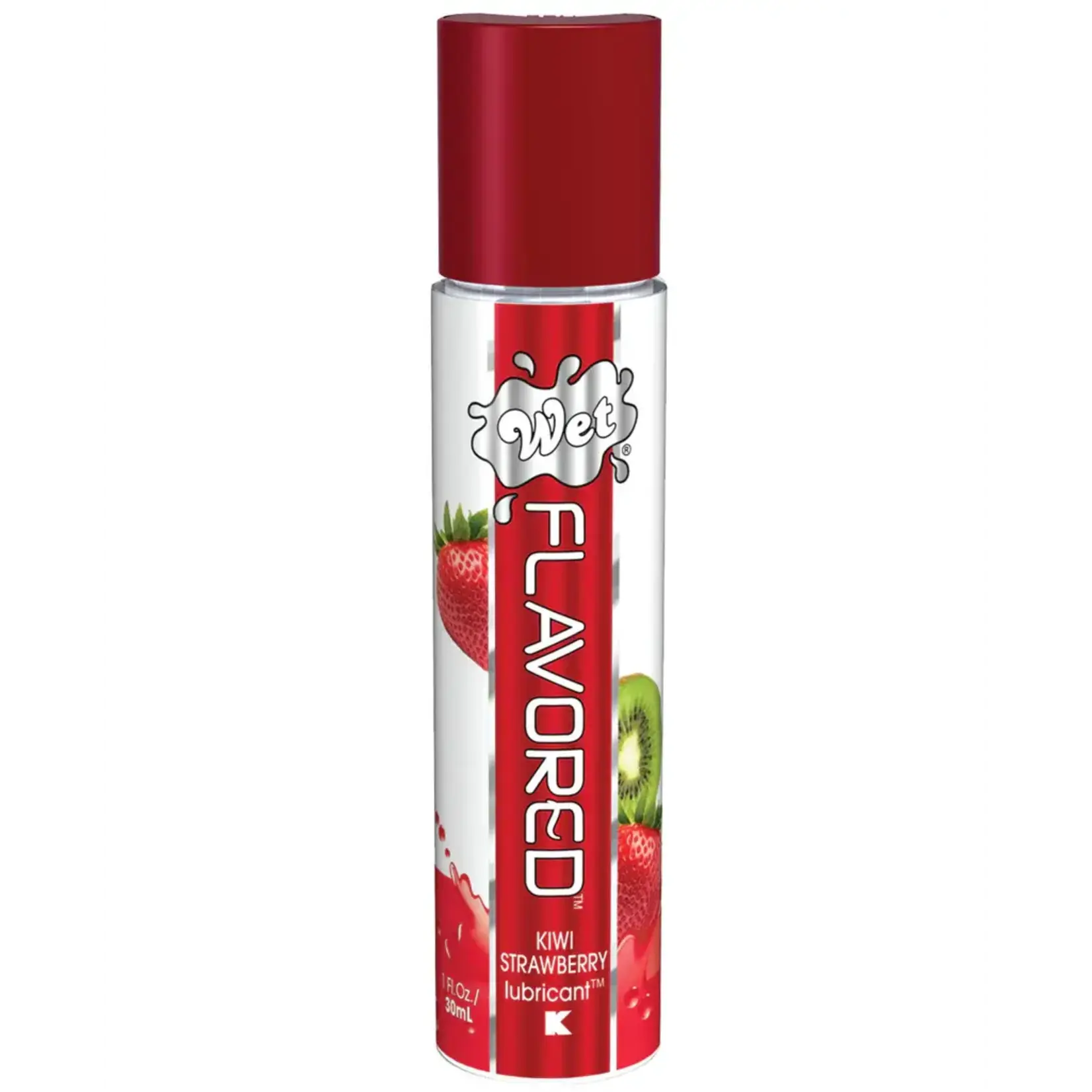 Wet Lubricants Wet Flavored Lube Strawberry 1 oz