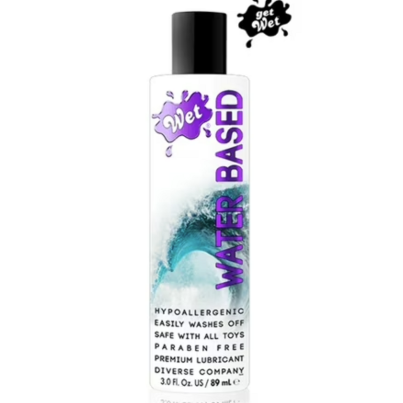 Wet Lubricants Wet Luxury Lubricant Pure Water Based 3.1 oz