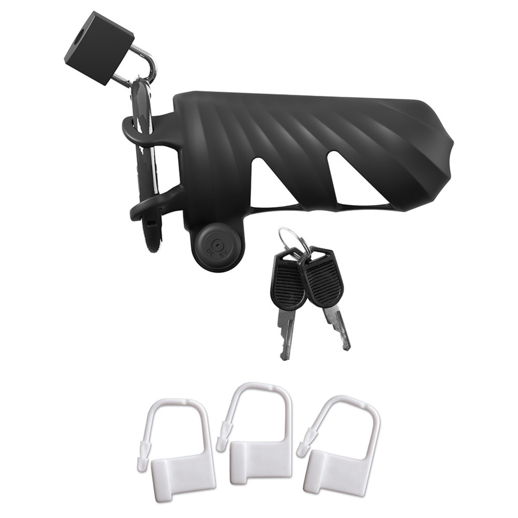 Pipedream Fantasy C-Ringz Vibrating Cock Blocker Black