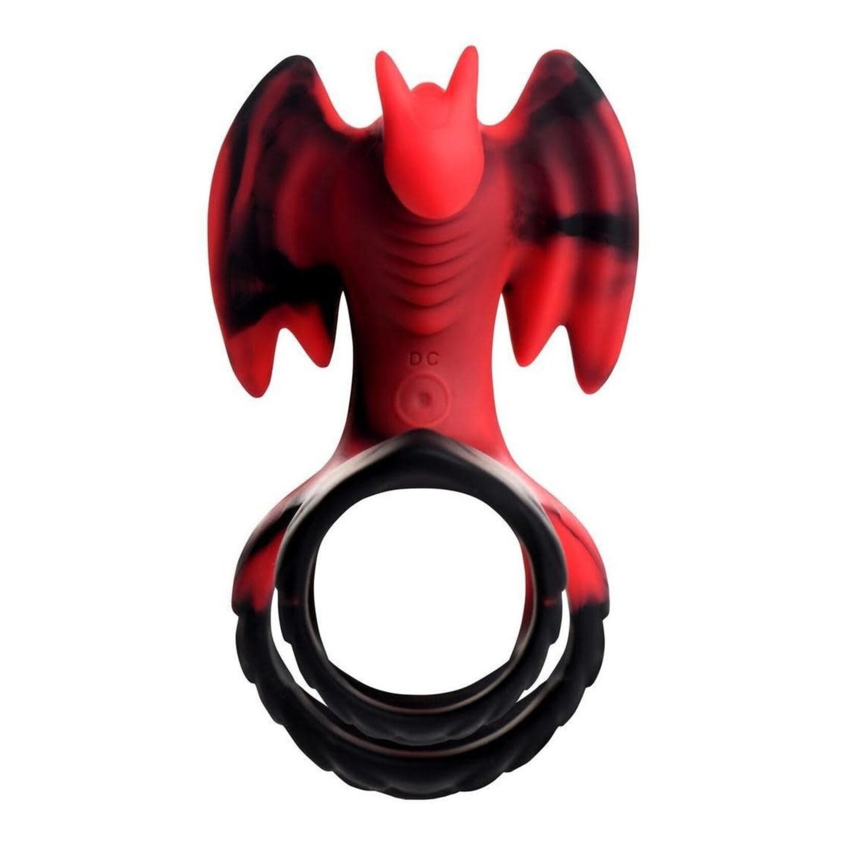 XR Brands Creature Cocks Dragon Flight Vibrating Silicone Cock Ring