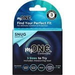 One Condoms My One Snug Sampler Condoms - Pack of 3