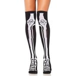 Leg Avenue Leg Avenue Skeleton Over The Knee Socks - OS - Black/White