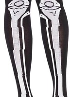 Leg Avenue Leg Avenue Skeleton Over The Knee Socks - OS - Black/White