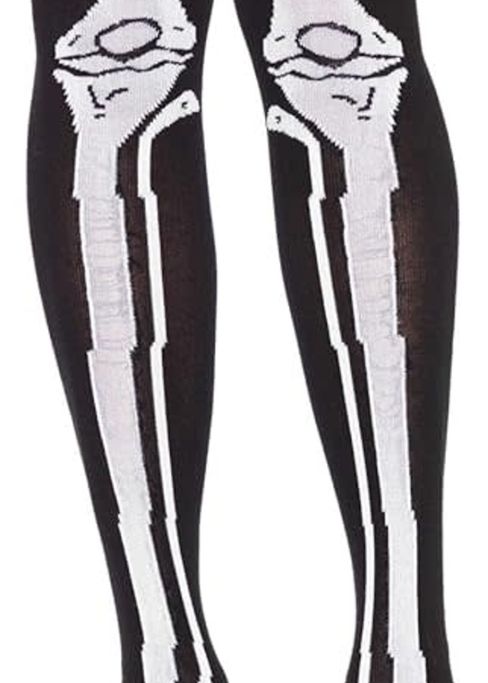 Leg Avenue Leg Avenue Skeleton Over The Knee Socks - OS - Black/White