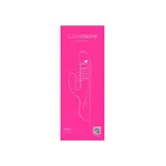LOVENSE Velvo Rotating Vibrating 3-in-1 Rechargeable Bluetooth App Compatible Rabbit Vibrator - Pink