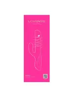 LOVENSE Velvo Rotating Vibrating 3-in-1 Rechargeable Bluetooth App Compatible Rabbit Vibrator - Pink
