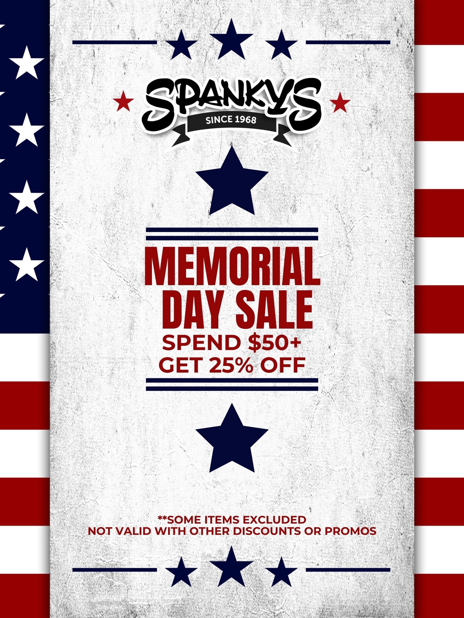 Memorial Day Sale!