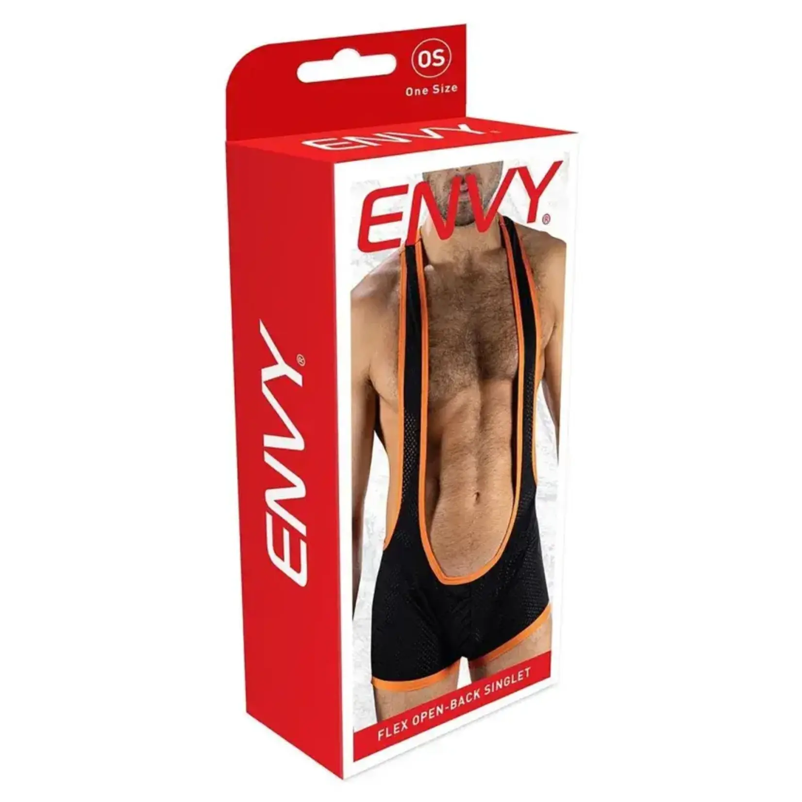 Envy Envy Menswear Flex Open Back Singlet - OS - Black