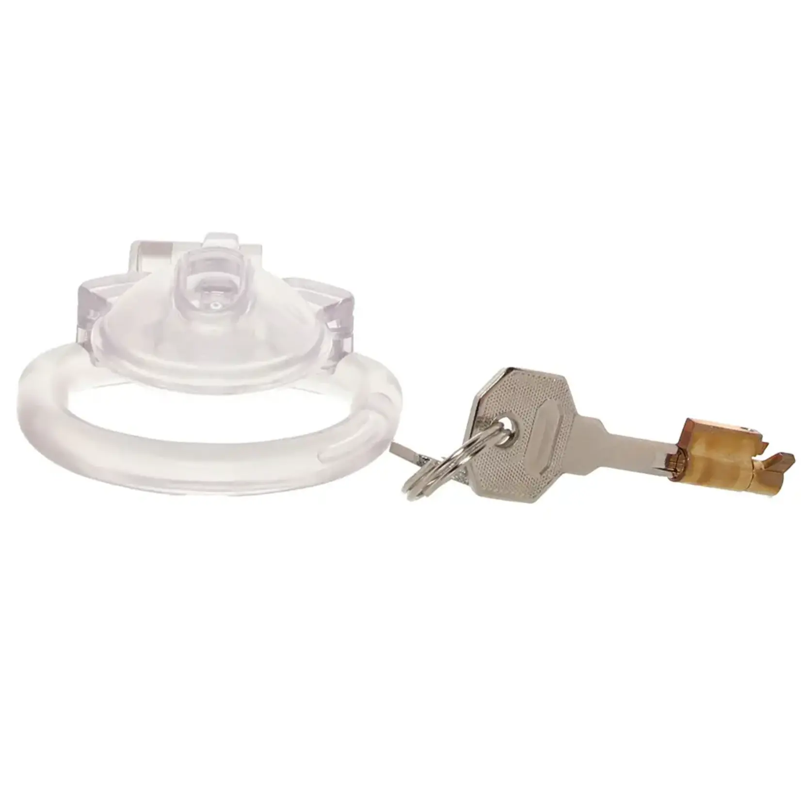 Blue Line Acrylic See Thru Mini Cock Micro Chastity Cage