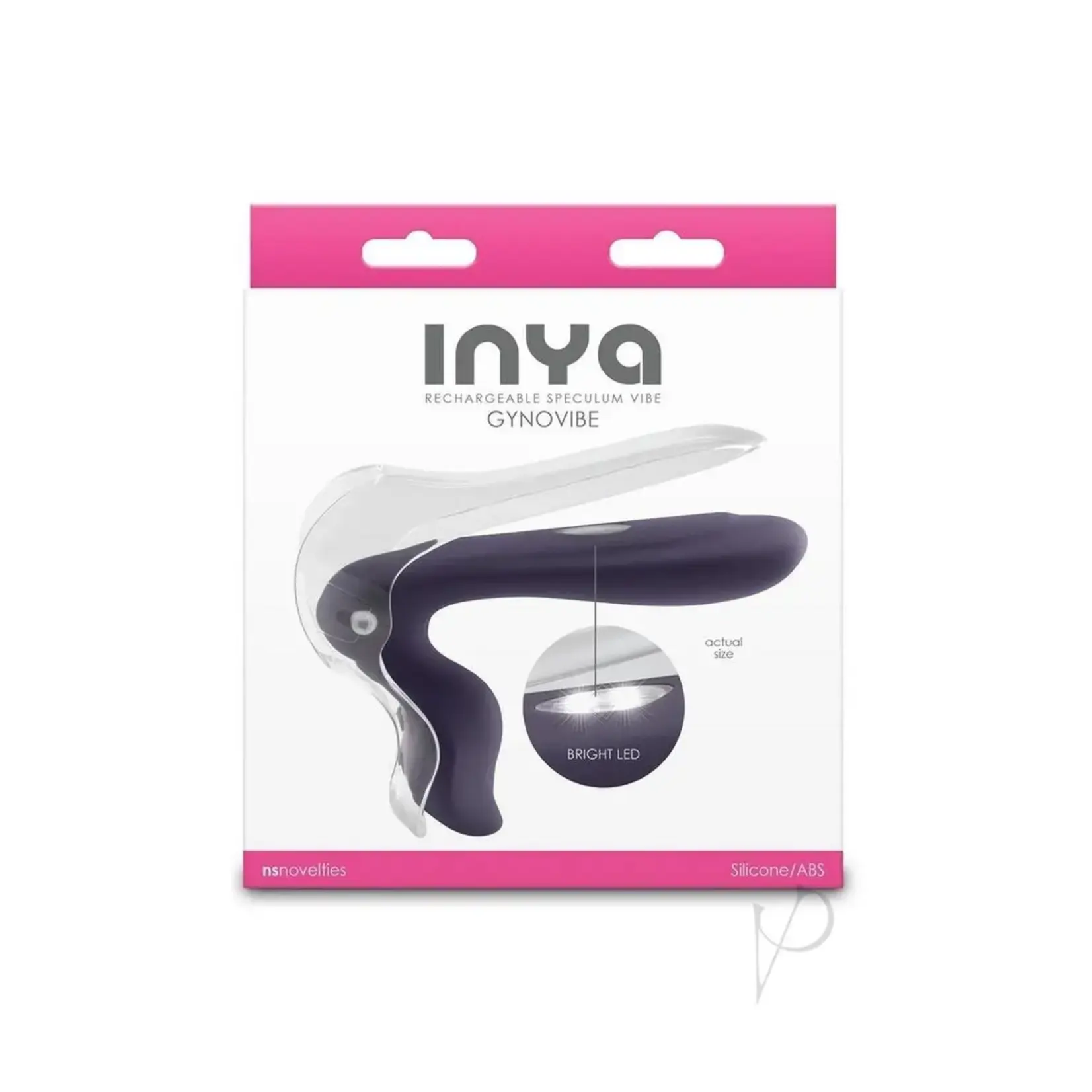 nsnovelties Inya Gynovibe Rechargeable Silicone Speculum Vibrator - Purple