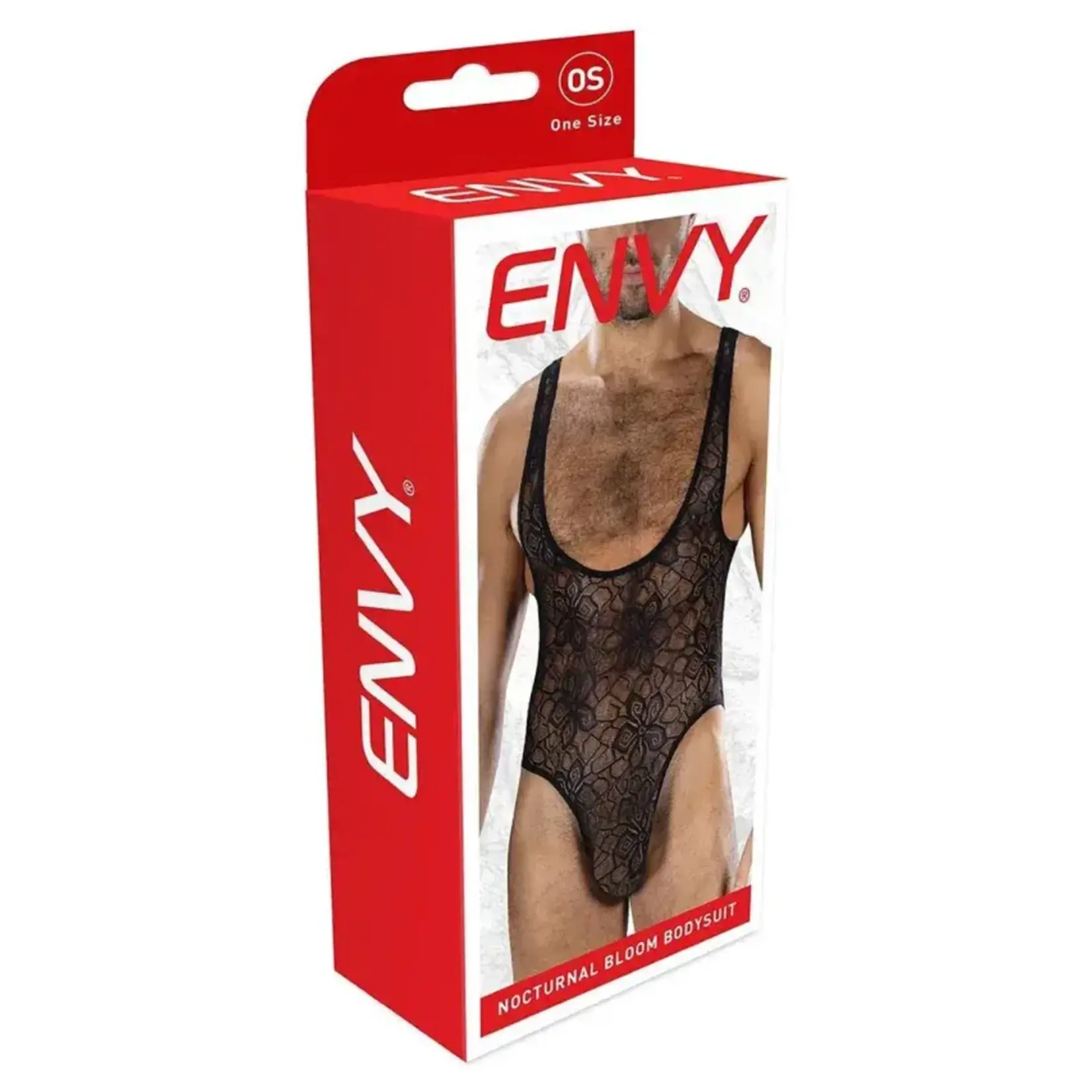 Envy Envy Menswear Nocturnal Bloom Bodysuit - OS - Black