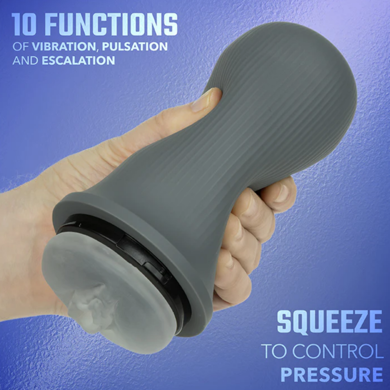 Calexotics Milk Master Grip-N-Stroke Pussy - Grey