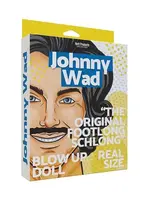 HOTT PRODUCTS Johnny Wad Blow Up Doll W Large Penis