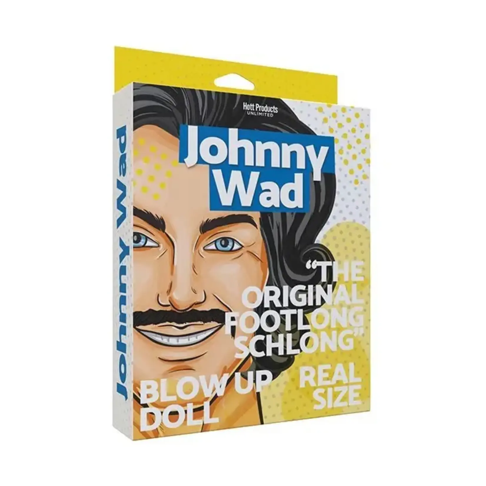 HOTT PRODUCTS Johnny Wad Blow Up Doll W Large Penis