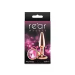 nsnovelties Rear Assets Chrome Tapered Anal Plug