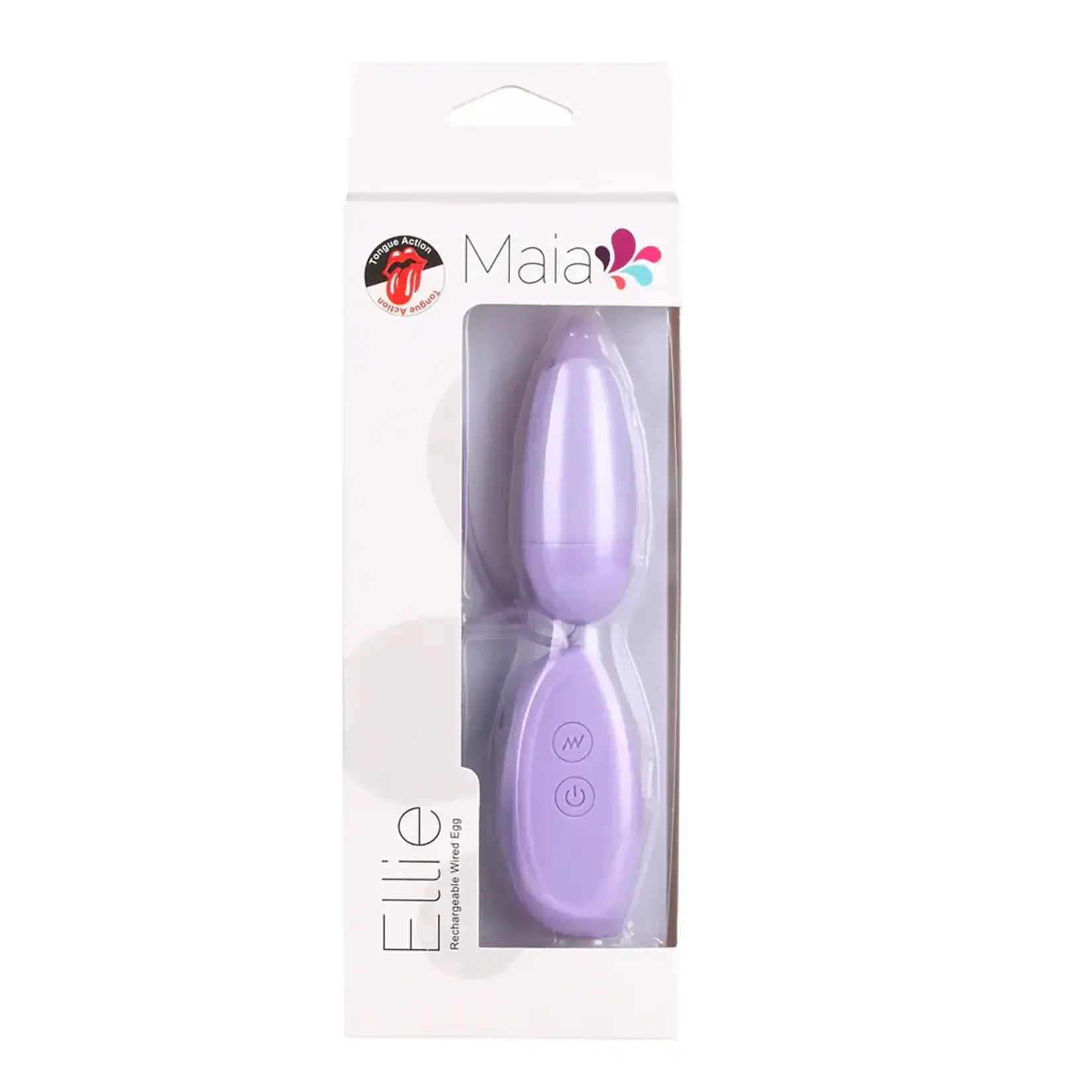 Maia Toys Ellie Wired Bullet Vibrator - Purple