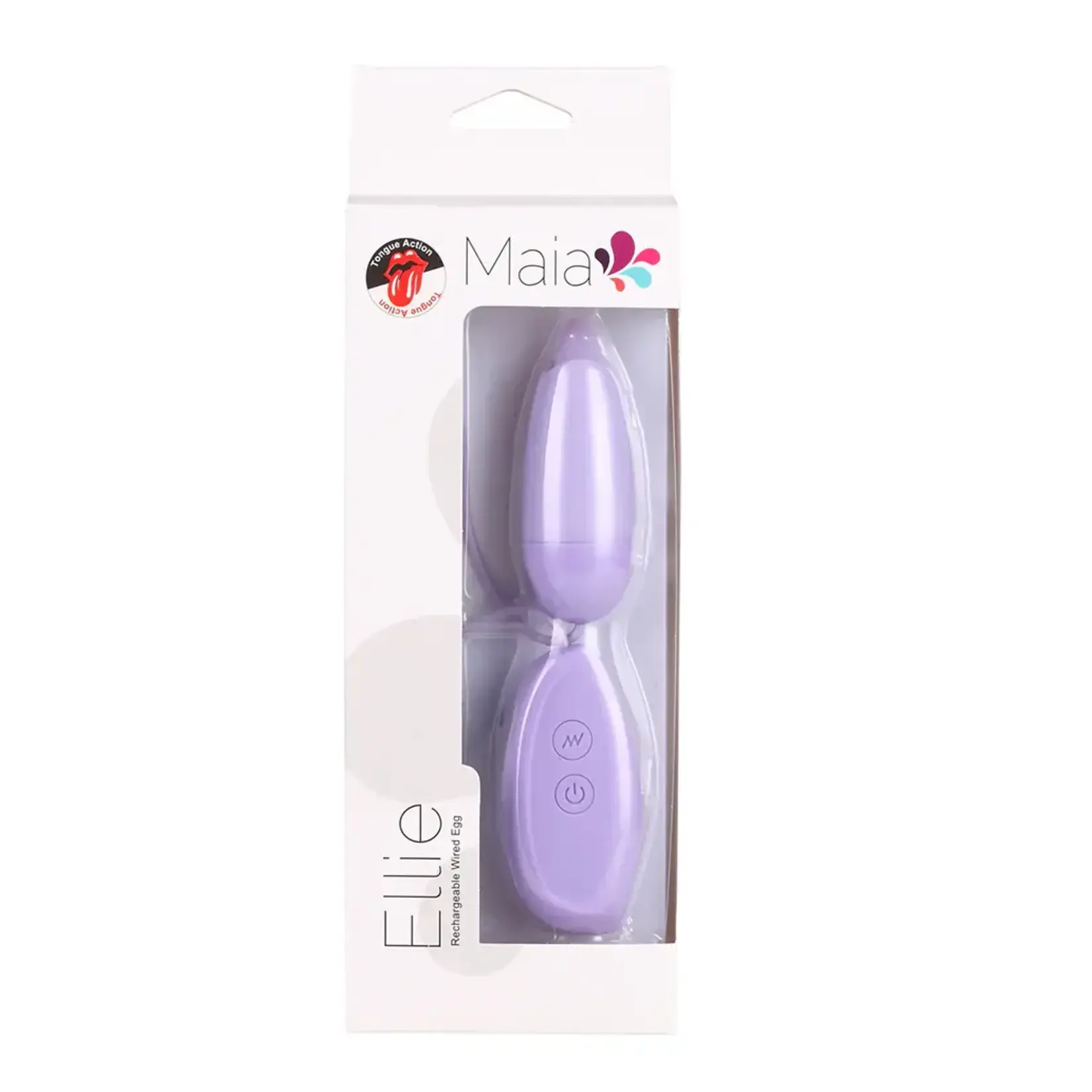 Maia Toys Ellie Wired Bullet Vibrator - Purple