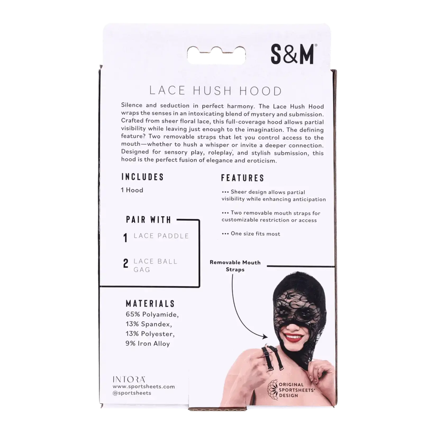 Sportsheets S&M Lace Hush Hood