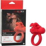 Calexotics Silicone Rechargeable The Matador Cock Ring - Red