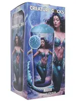 XR Brands Creature Cocks Creature Cocks Maven Mermaid Stroker - Blue/Black