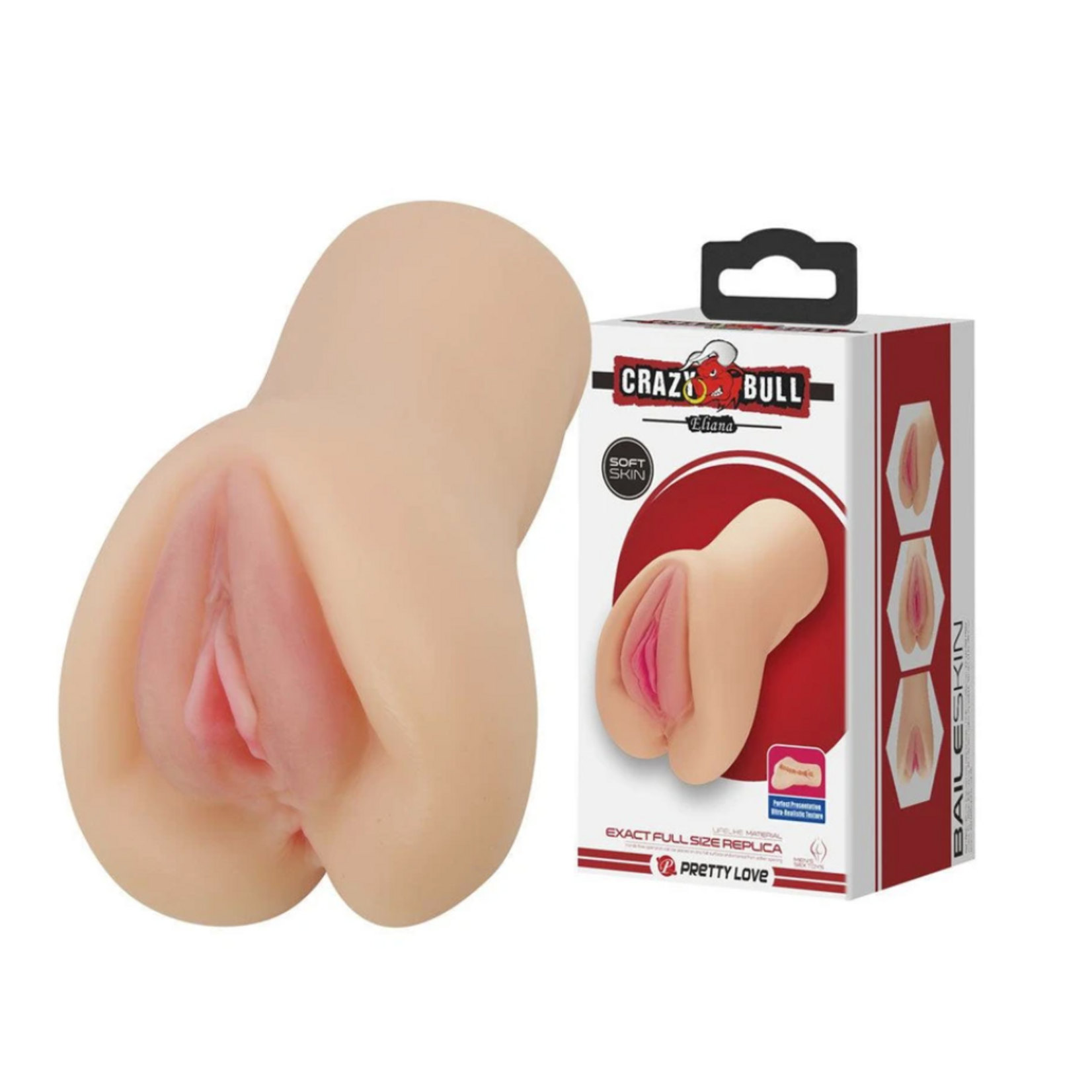 Pretty Love Eliana Vagina Shaped Masturbator - Light