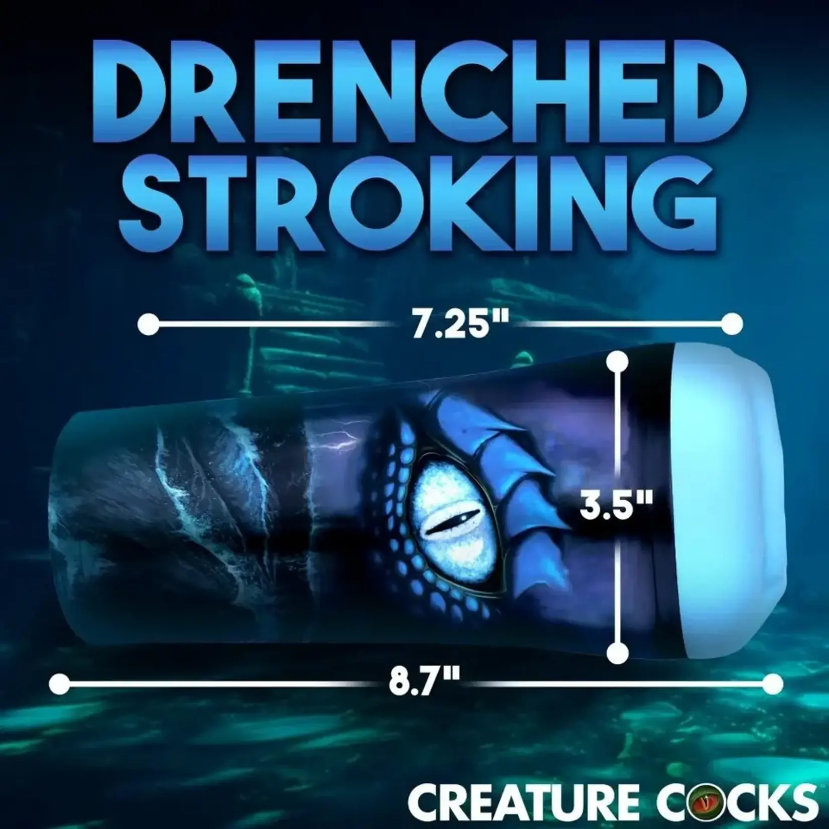 XR Brands Creature Cocks Pussidon Sea Monster Stroker