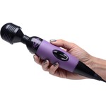 XR Brands Frisky Playful Pleasure Multi-Speed Vibrating Wand - Purple
