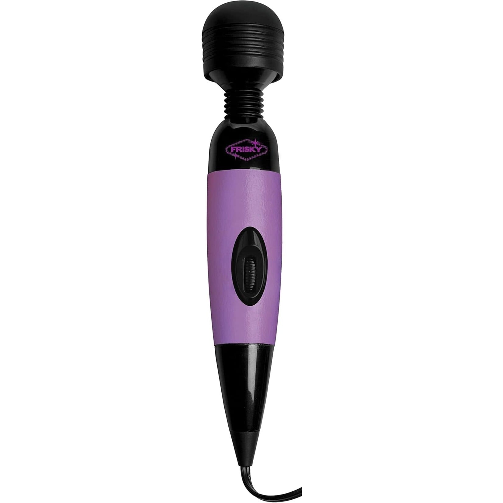 XR Brands Frisky Playful Pleasure Multi-Speed Vibrating Wand - Purple