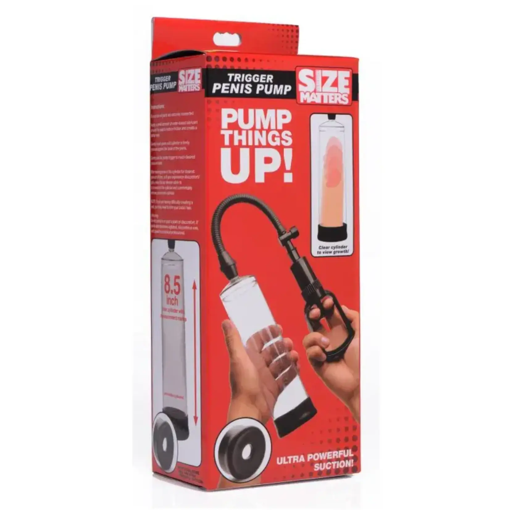 XR Brands Size Matters Size Matters Trigger Penis Pump