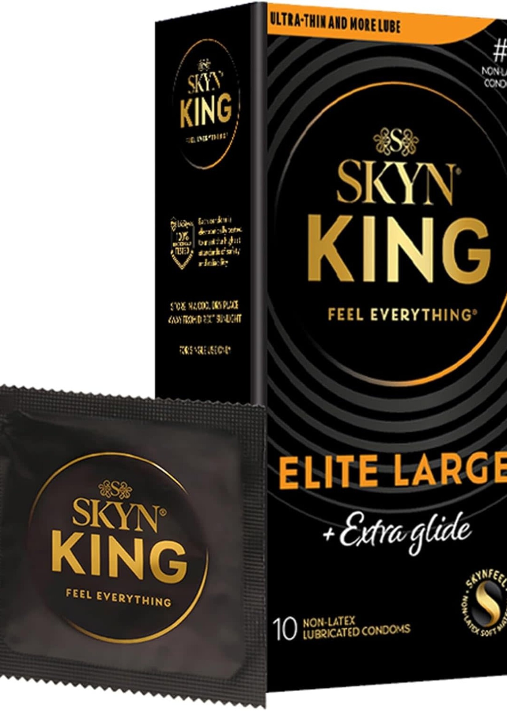 Lifestyle Condoms Skyn King Ultra Thin & Extra Glide 10ct