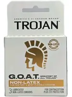 Trojan Condoms Trojan G.O.A.T. Non-Latex 3ct