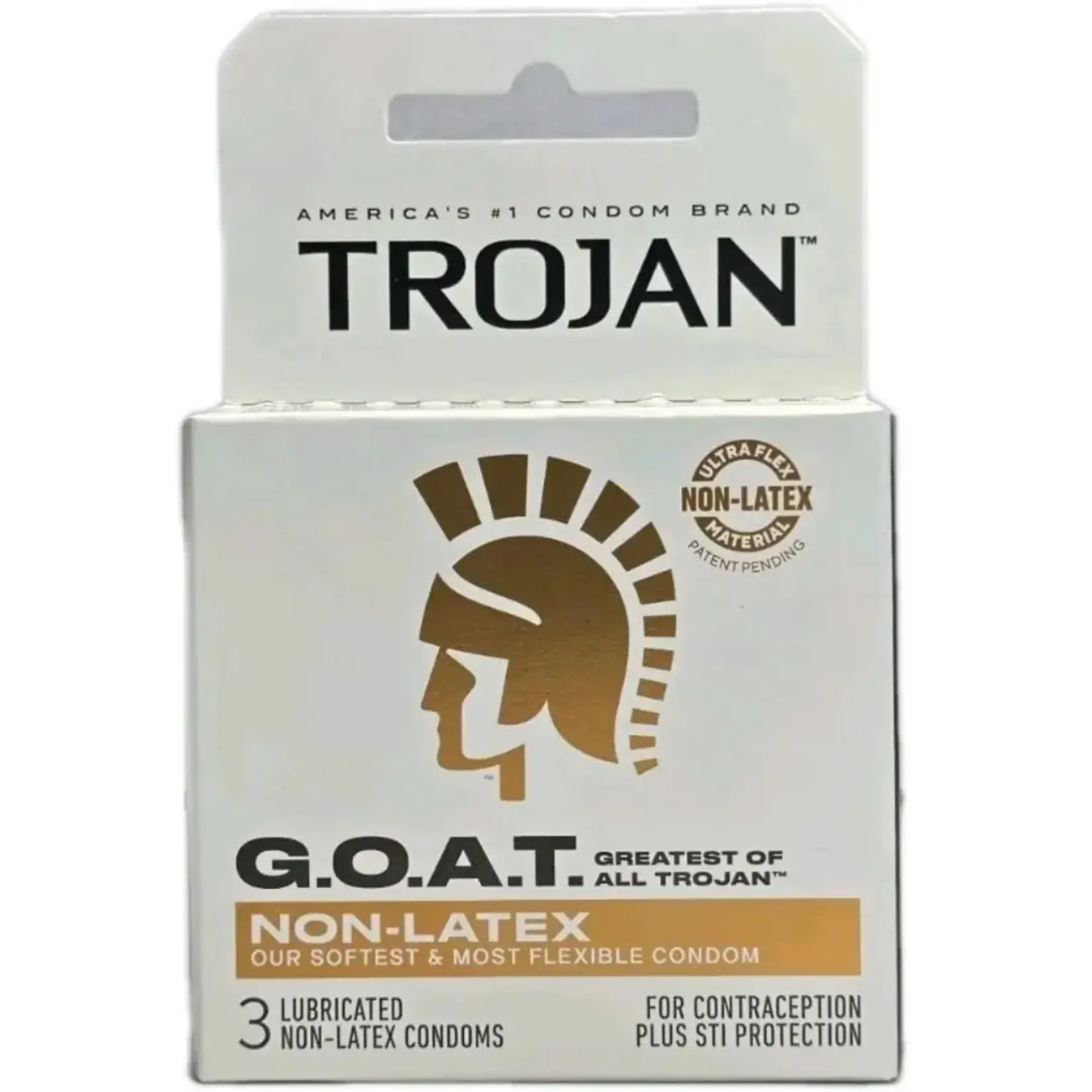 Trojan Condoms Trojan G.O.A.T. Non-Latex 3ct